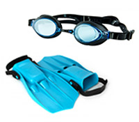 Goggles and Fins